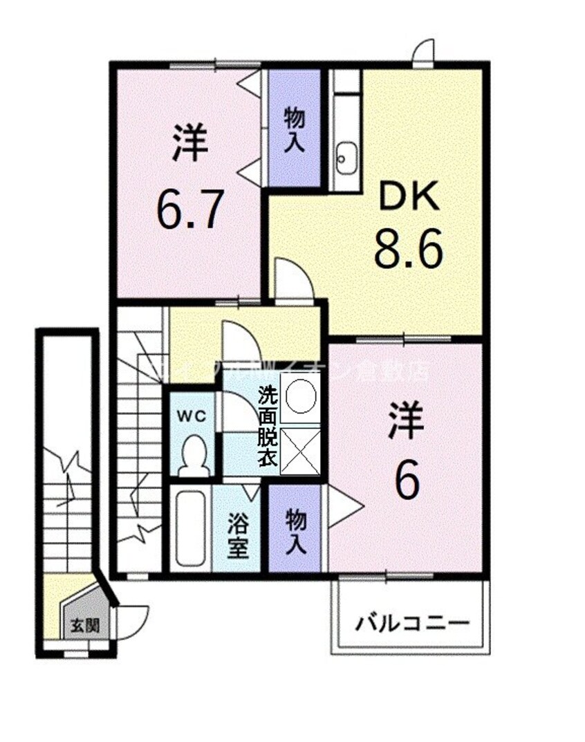 間取図 シェーン・バッハ