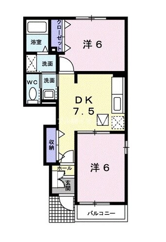 間取図 サン　ナリィシュ