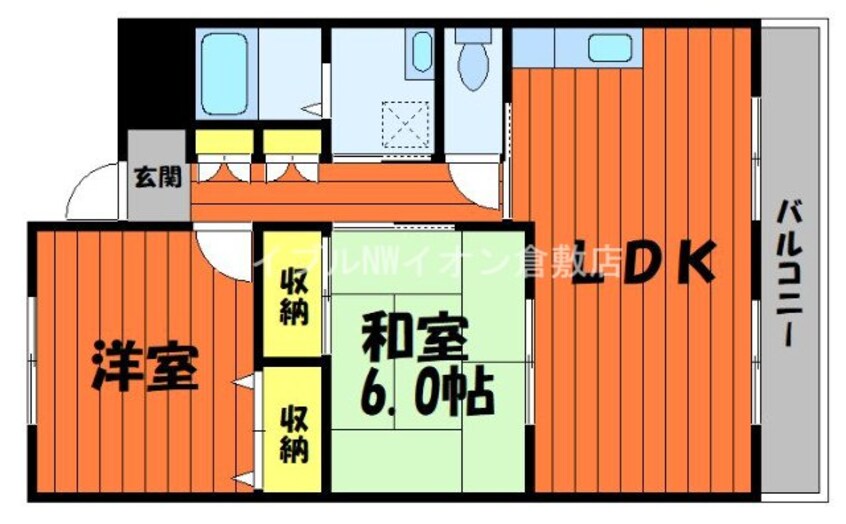 間取図 グランツ児島駅前