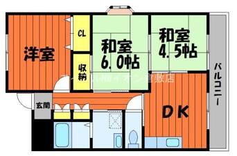 間取図 グランツ児島駅前