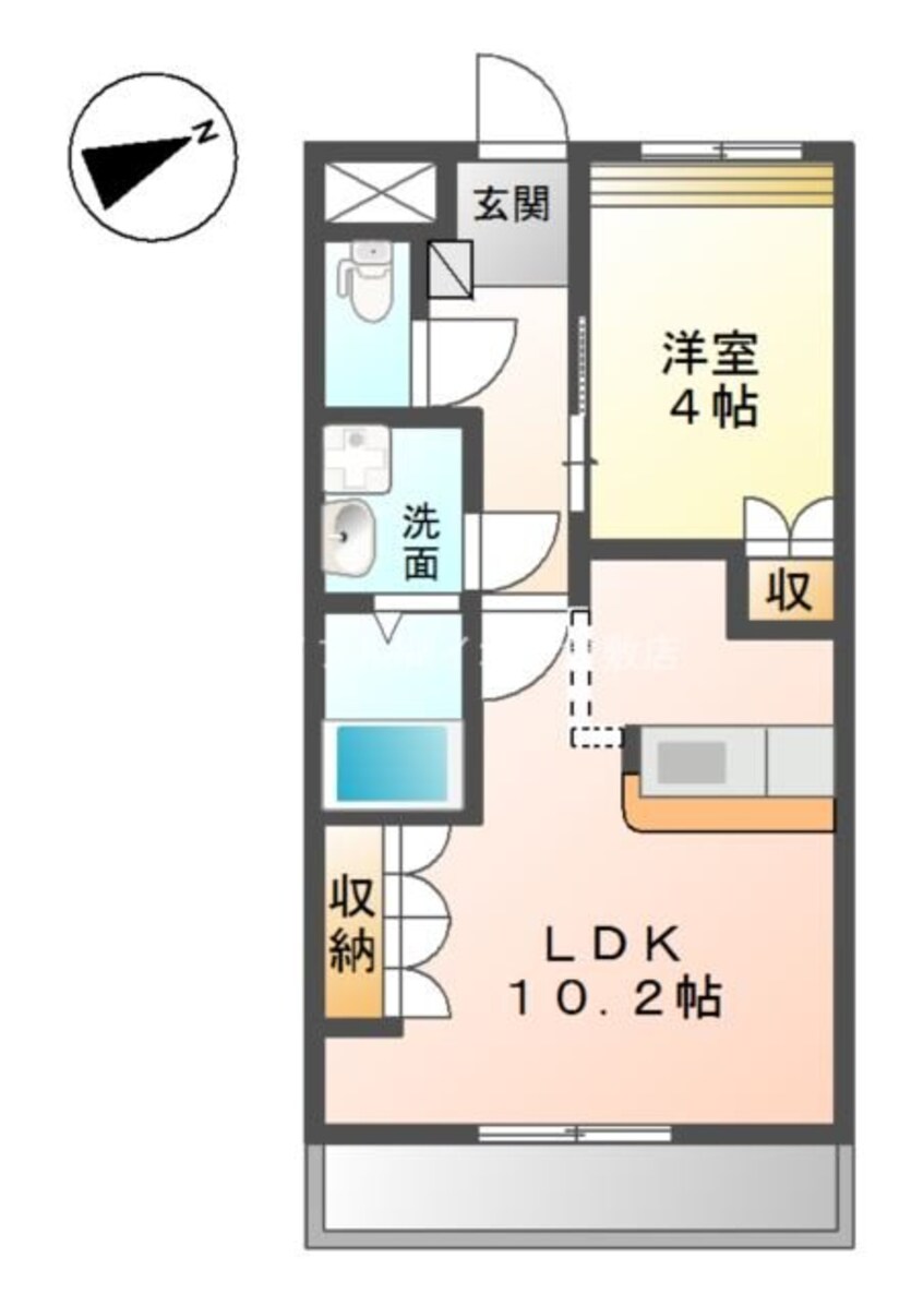 間取図 グランドウルス中島