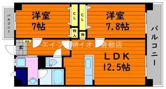 間取図 ベルフォーレ水島