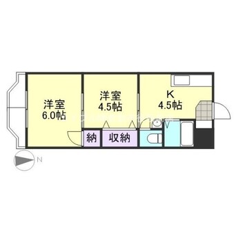 間取図 マンションNEWオアシス岡本