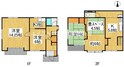 川入戸建の間取図