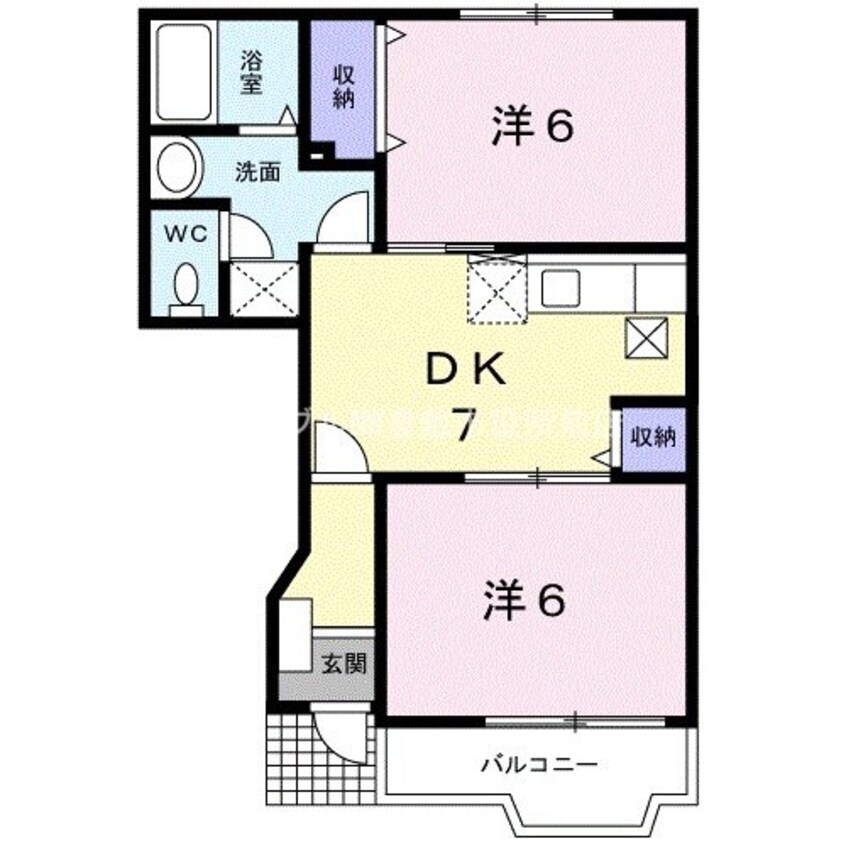 間取図 メゾン　カルフールＡ