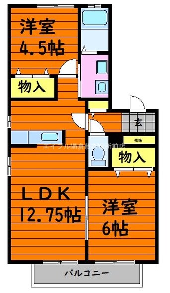 間取図 トゥール・トローB