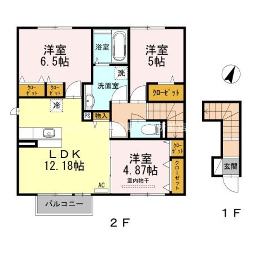 間取図 ヴィラ・ボヌール　C棟