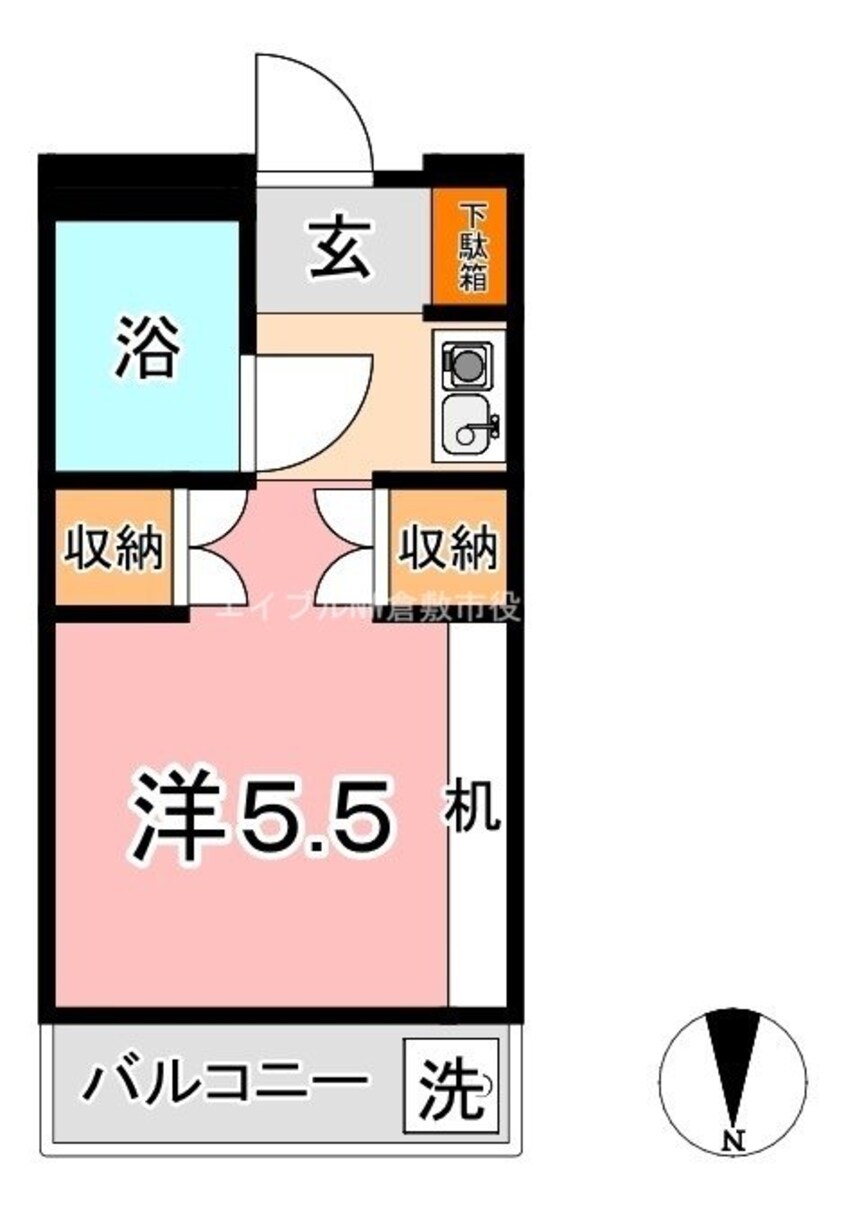 間取図 サンピア倉敷