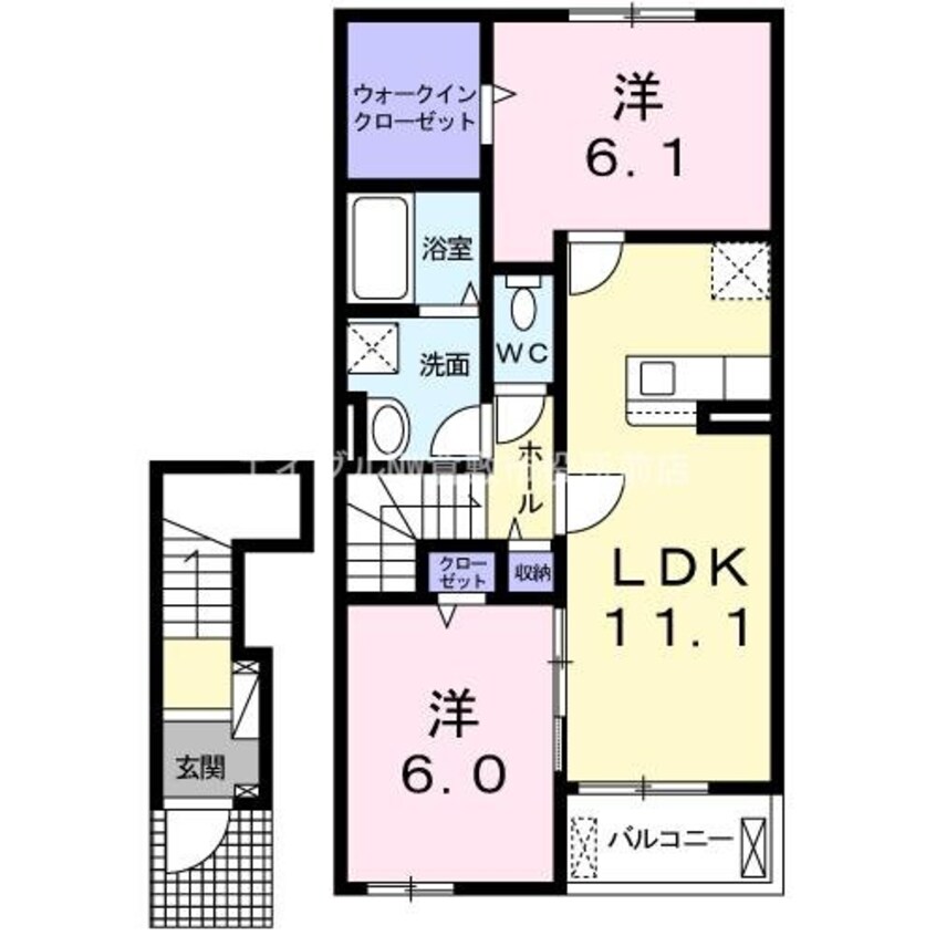 間取図 エヌ．プレスト　Ⅲ