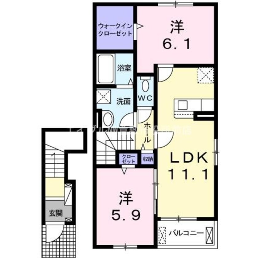 間取図 エヌ．プレスト　Ⅰ