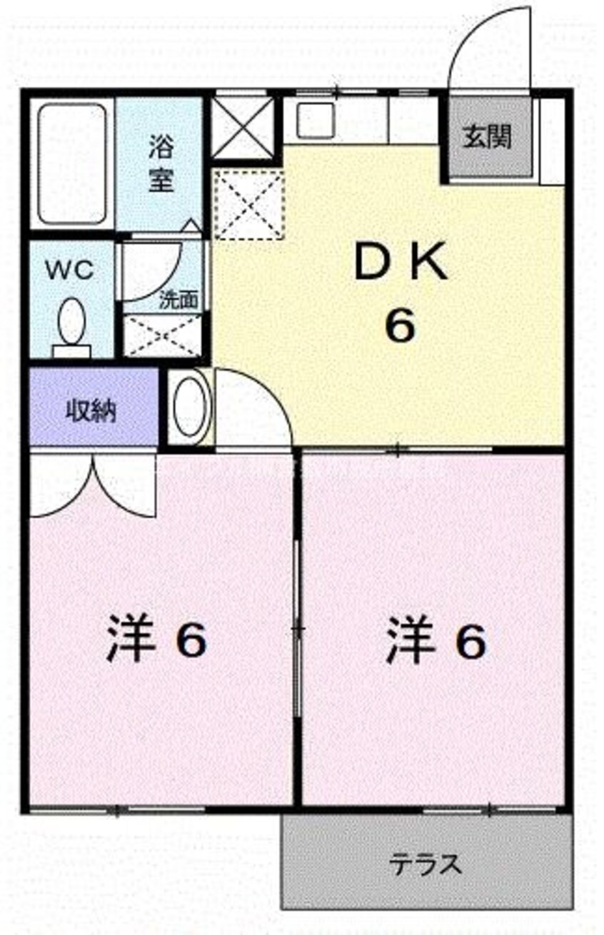 間取図 ニューシティＫ＆Ｅ