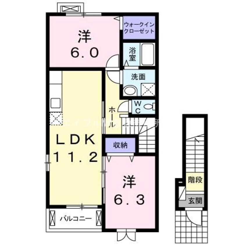 間取図 ＭＯＣＯ