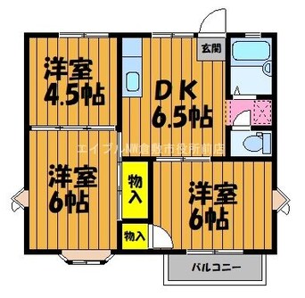 間取図 シャトー21　A