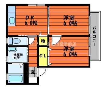 間取図 アンダルシア　A棟