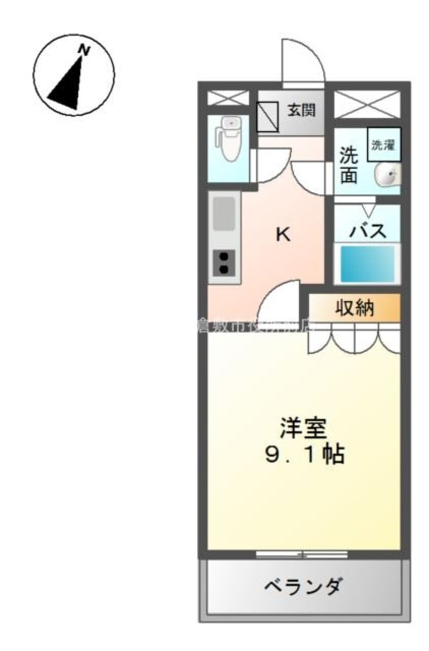 間取図 フラワーロード