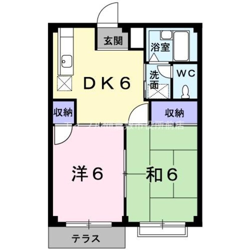 間取図 エルディム明日香