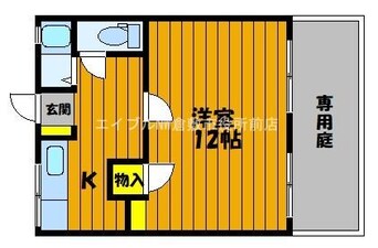 間取図 コーポ親和