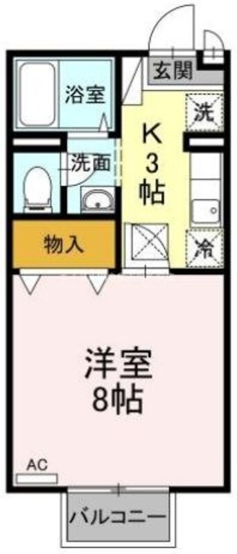 間取図 セジュールアレイ　A棟