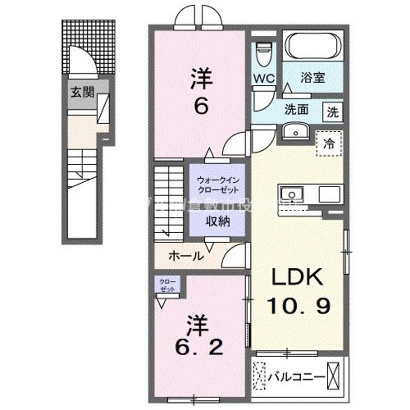 間取図 プリムローズガーデン　Ａ