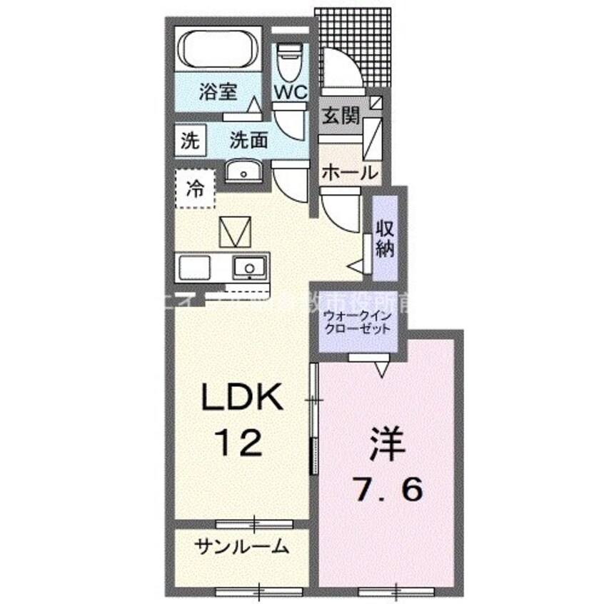 間取図 プリムローズガーデン　Ａ