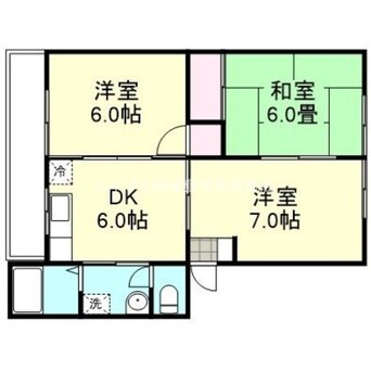 間取図 高越マンション