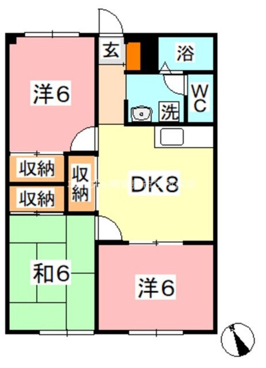 間取図 フォブールセラフィーⅠ