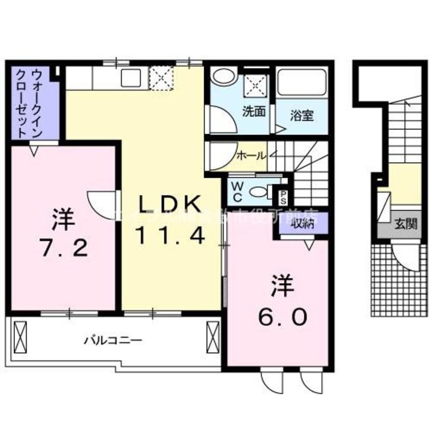 間取図 マーベラス・フラン