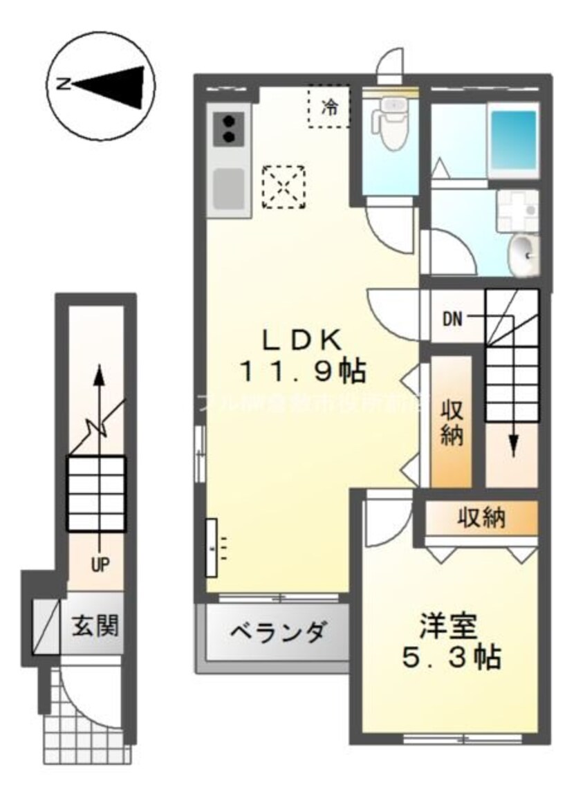 間取図 ブルーフォンセ