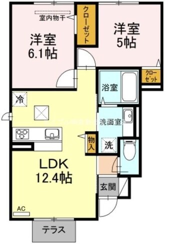 間取図 プラント　Ｂ棟