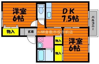 間取図 ドミール新田