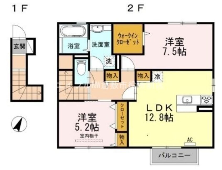 間取図 ヴィラ・ボヌール　A棟