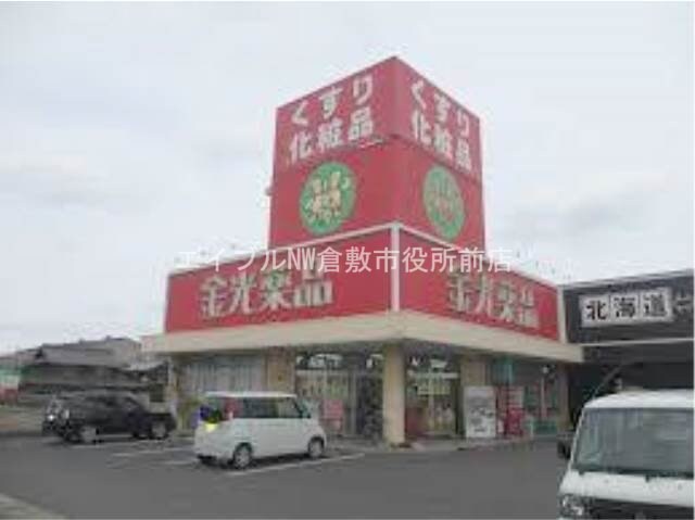 金光薬品東塚店(ドラッグストア)まで671m ヴィラ・ボヌール　A棟