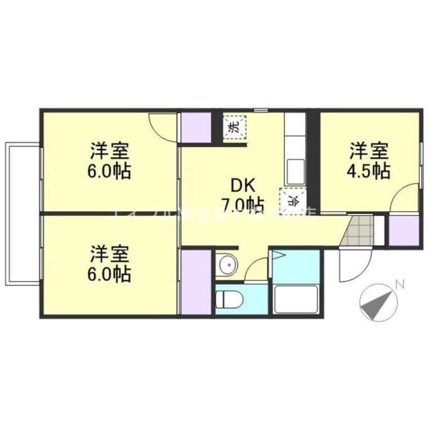 間取図 RoseCourt倉敷新田