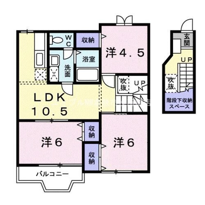 間取図 ソレア－ド