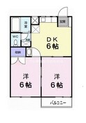 ニューシティ横山Ｂの間取図