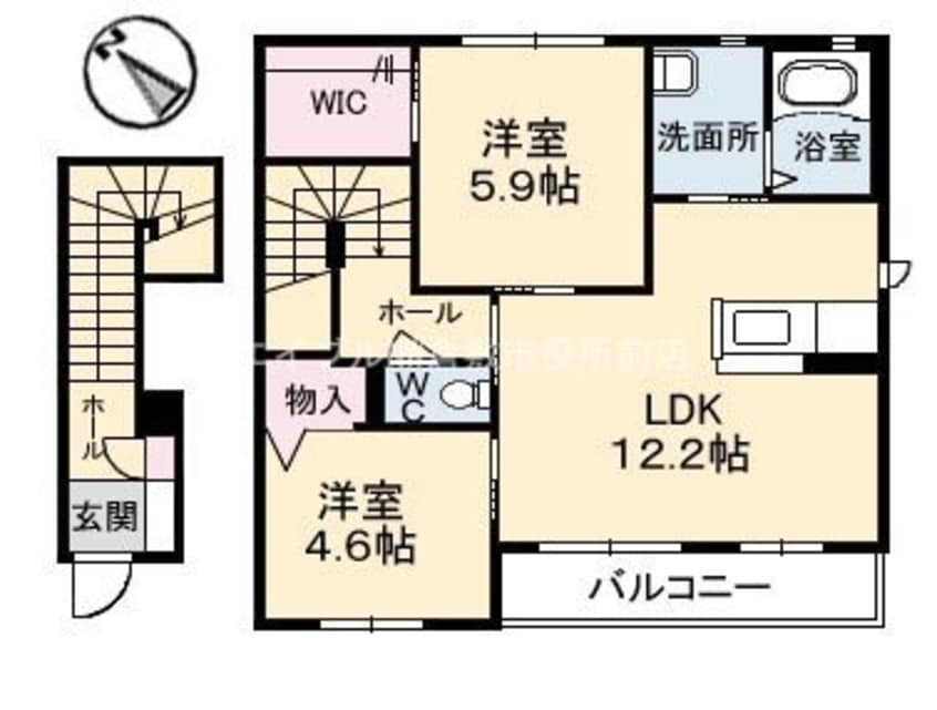 間取図 オーシャンズビラ・タノクチ　