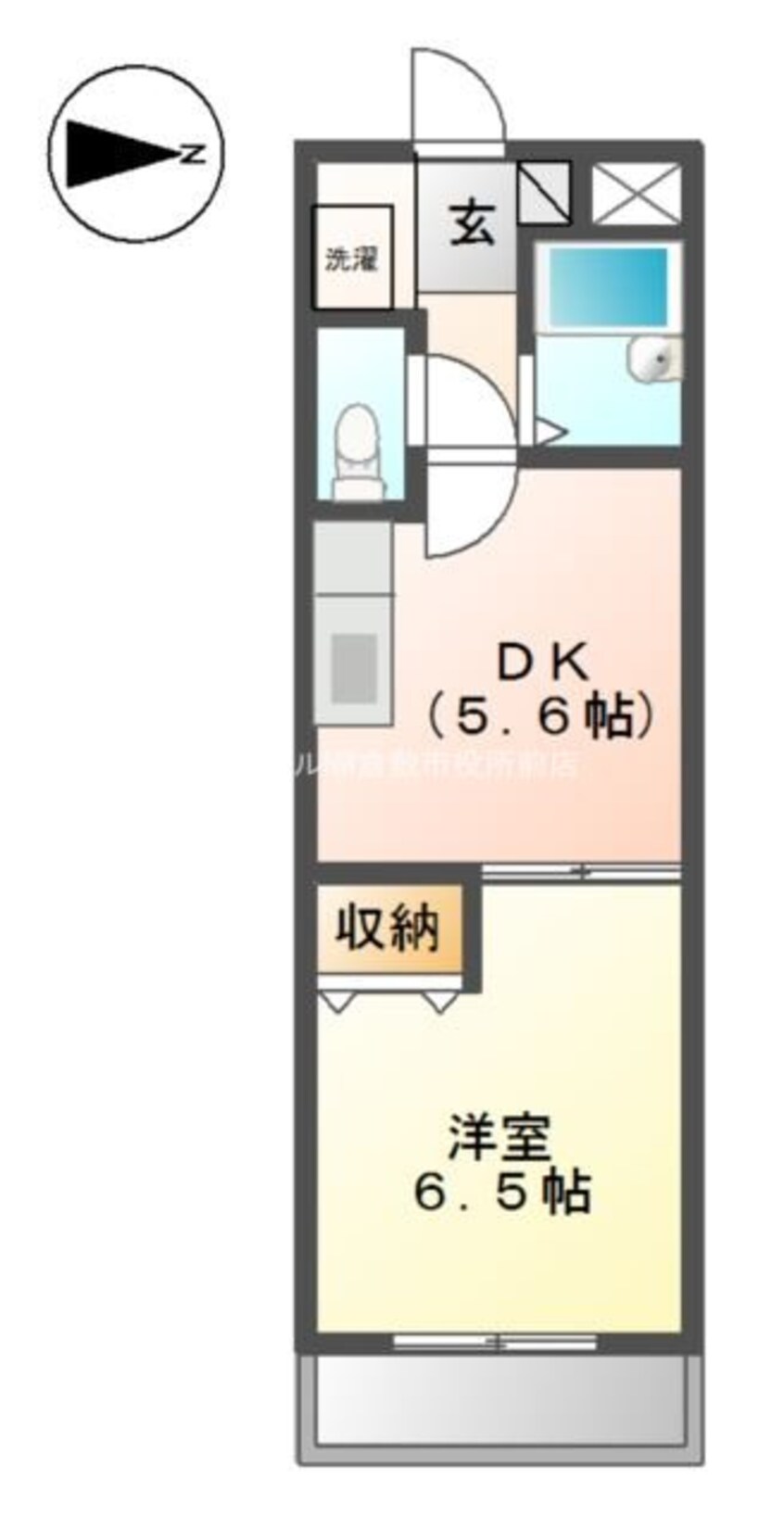 間取図 ハピネスＫ２番館