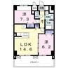 ケイマイティ　Ⅱ 2LDKの間取り