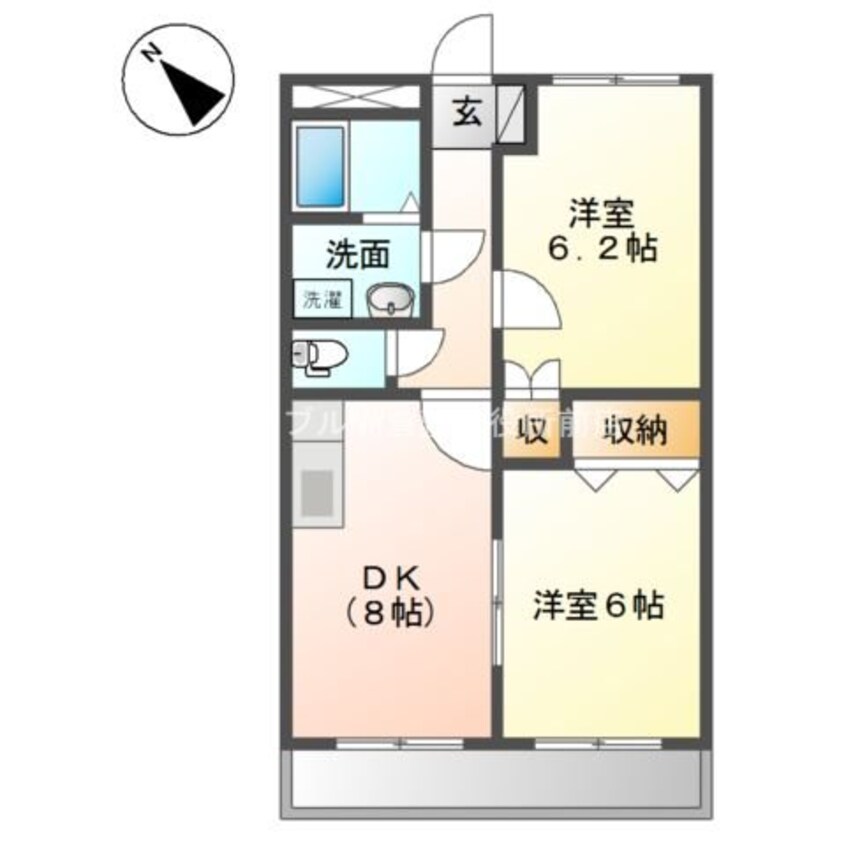 間取図 グリーンフィールド