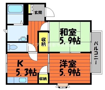 間取図 パシフィックコートⅡ