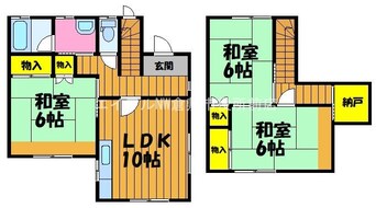 間取図 西富井守谷様借家