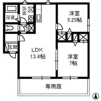 間取図 メゾン・カンパーニュ　Ｂ棟