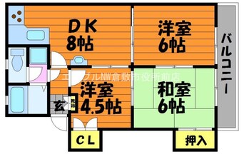 間取図 コーポ藤田