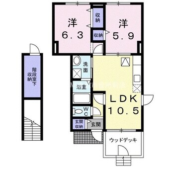 間取図 ビッグフォレスト　Ｎ