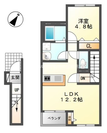 間取図 スターダスト　リン