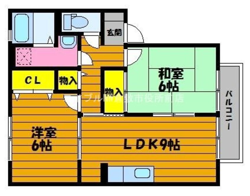 間取図 コニファーガーデン　3棟