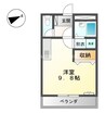 ライフシティ林 1Rの間取り