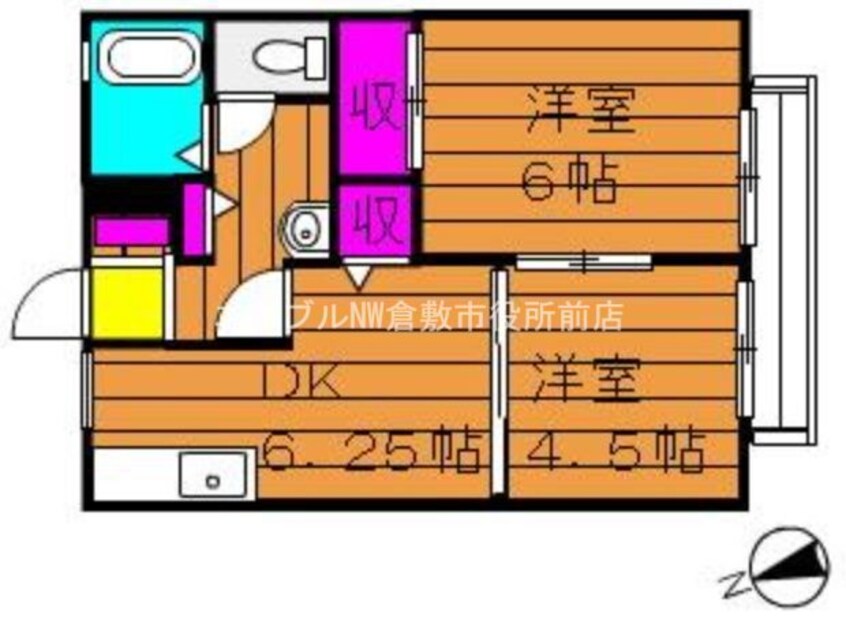 間取図 サンタウンコーラル　Ｃ棟