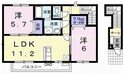 カモンドール杏Ｂの間取図