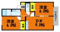 アスピラシオン　A棟の間取図